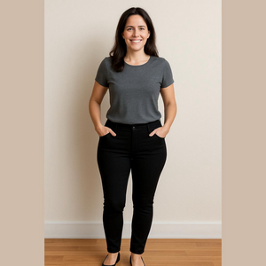 NWOT time and tru size XXL black pull on pants